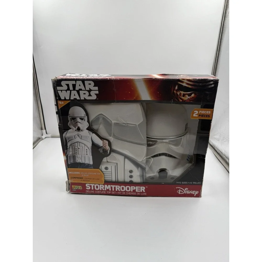 Star Wars Stormtrooper Deluxe Custome Top Set Fit‎ Size 4-6 Tailles